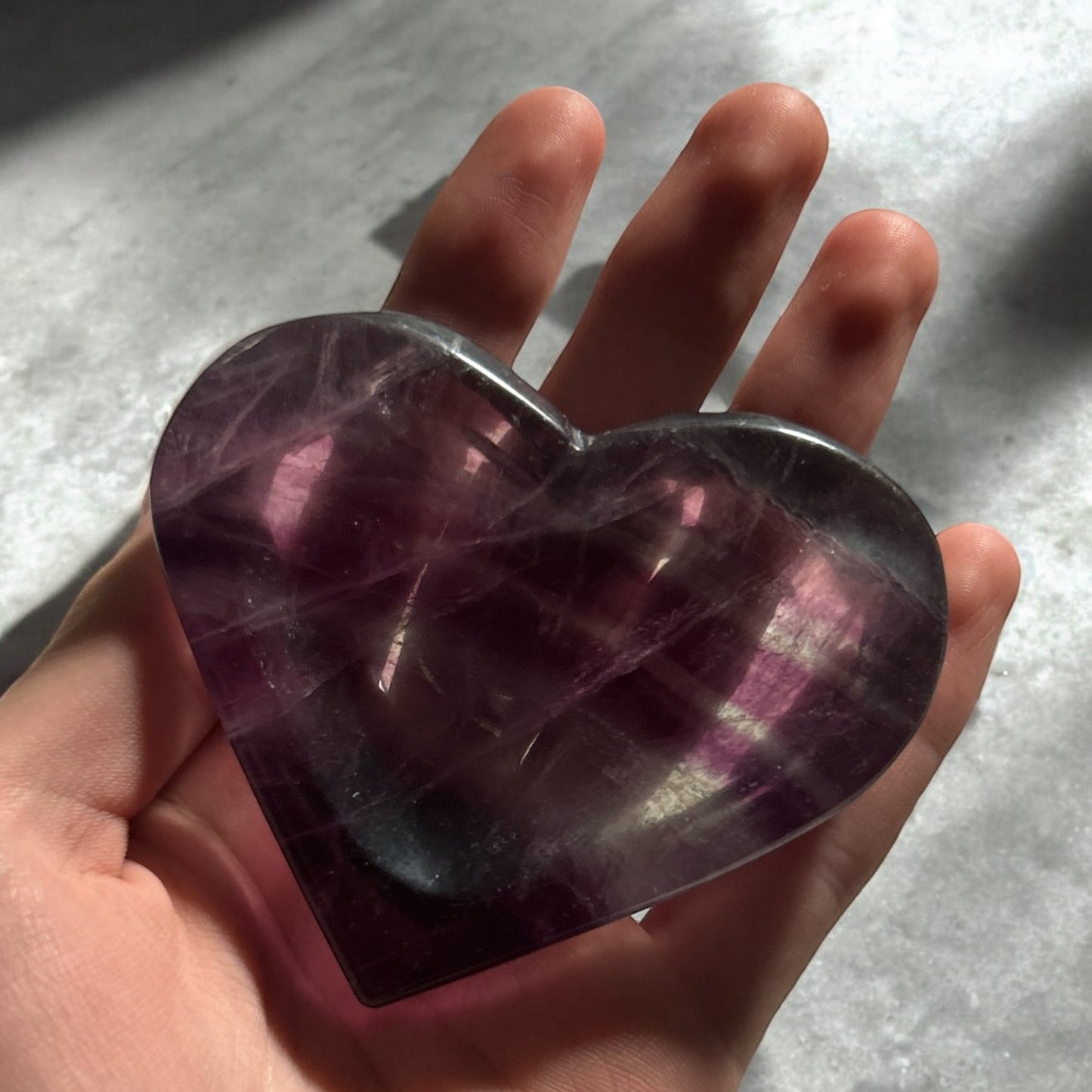 Fluorite Heart Bowls ♡